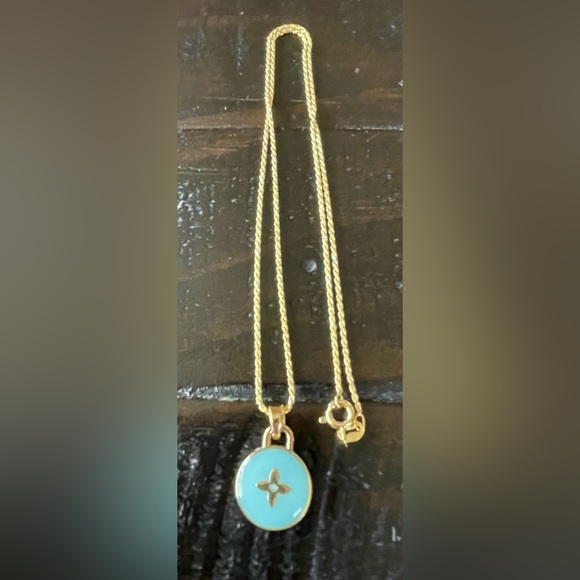 Authentic Louis Vuitton Blue Necklace - Picture 1 of 3